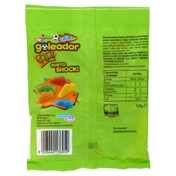 Goleador Shoes Sour gusto Frutta 160g - immagine 3