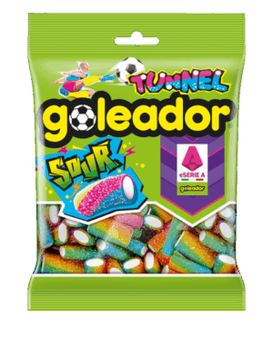 Goleador Tunnel Sour gusto Frutta 160g