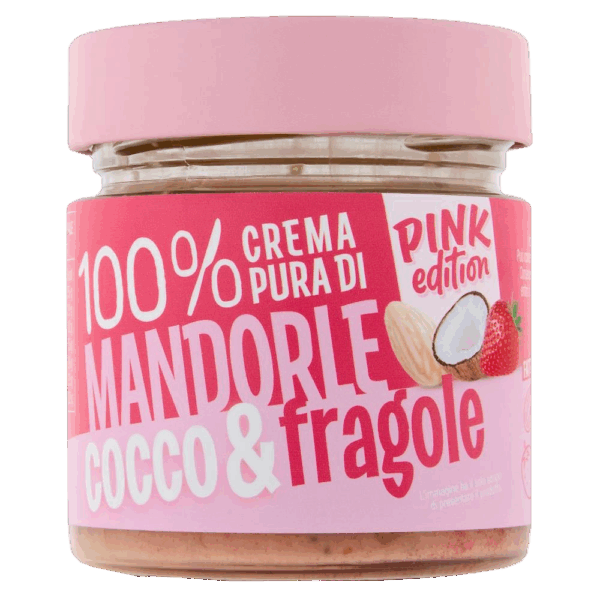Euro Company Crema di Mandorle, Cocco e Fragole 175g