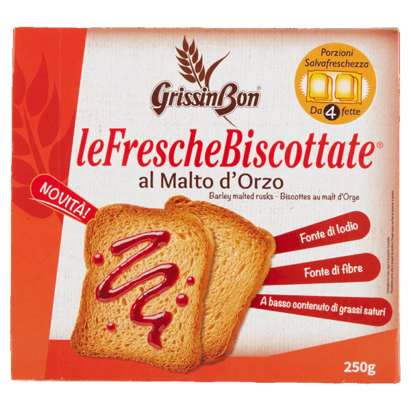 GrissinBon Fette Biscottate al Malto D'Orzo FrescheBiscottate 250g