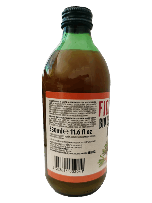 Fiorentini Bio Concentrato di Carota 330ml - immagine 2