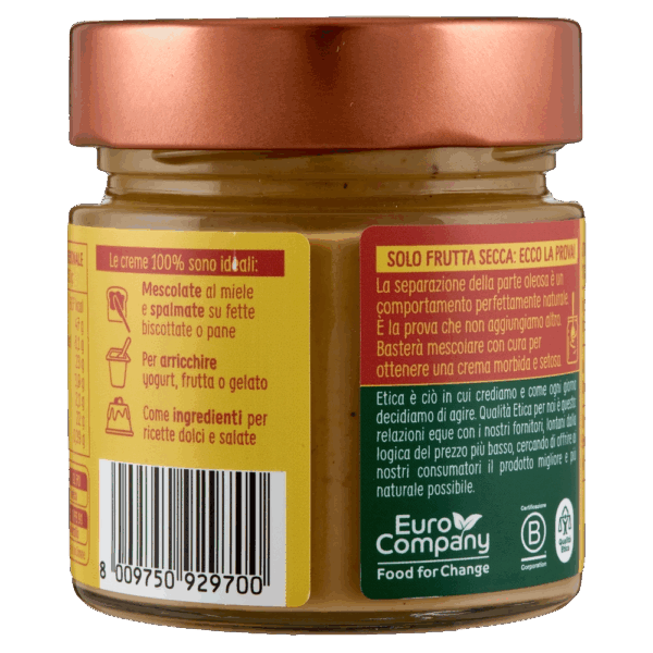 Crema di Anacardi Tostate 100% Biologica 175g - immagine 4