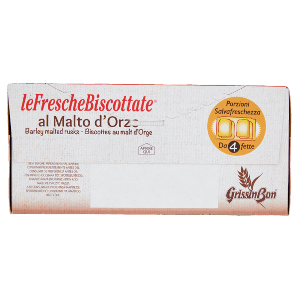 GrissinBon Fette Biscottate al Malto D'Orzo FrescheBiscottate 250g