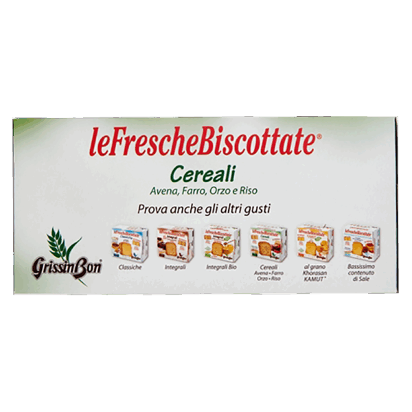 GrissinBon Fette Biscottate Cereali FrescheBiscottate 250g