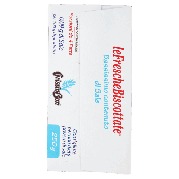 GrissinBon Fette Biscottate a Basso Contenuto di Sale FrescheBiscottate 250g