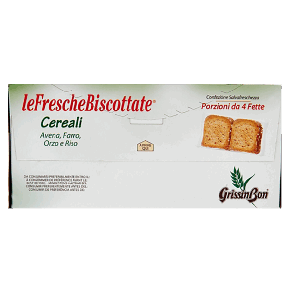 GrissinBon Fette Biscottate Cereali FrescheBiscottate 250g