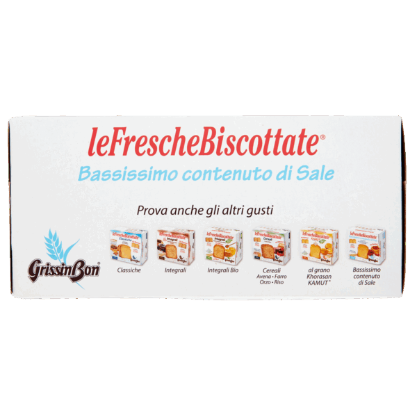GrissinBon Fette Biscottate a Basso Contenuto di Sale FrescheBiscottate 250g