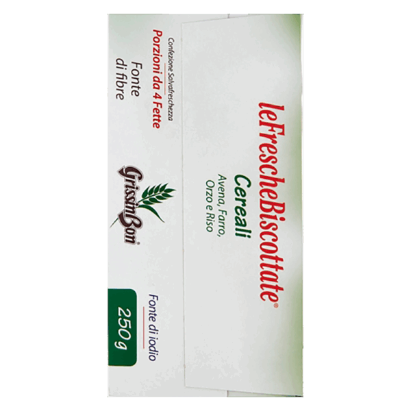 GrissinBon Fette Biscottate Cereali FrescheBiscottate 250g