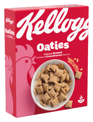 Kellogg's Oaties Cereali di Avena Integrale 360g