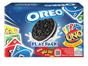 Oreo Play Pack Biscotti + Kit Carte UNO Mini 257,6g