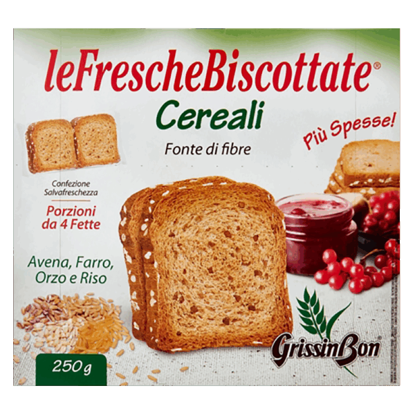 GrissinBon Fette Biscottate Cereali FrescheBiscottate 250g