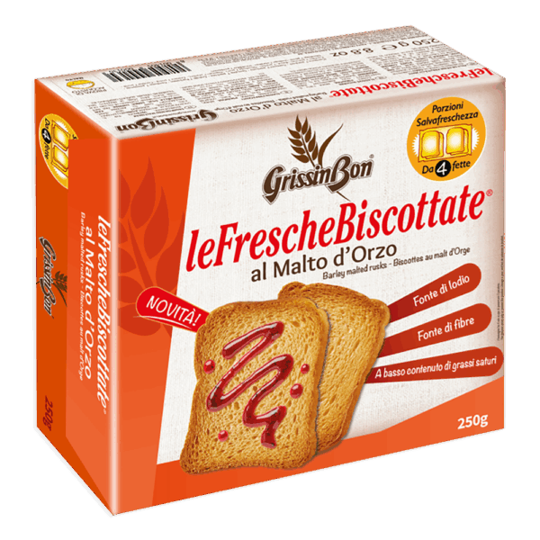 GrissinBon Fette Biscottate al Malto D'Orzo FrescheBiscottate 250g