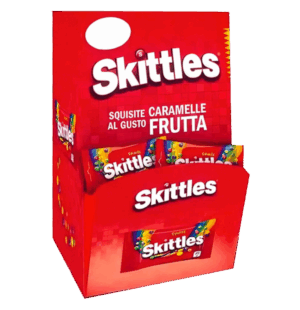 Skittles Fruits Caramelle al Gusto di Frutta Box 42x38g