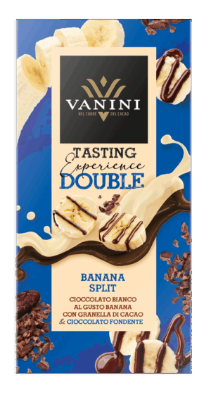 Vanini Tavoletta Tasting Experience Double Banana Split 85g