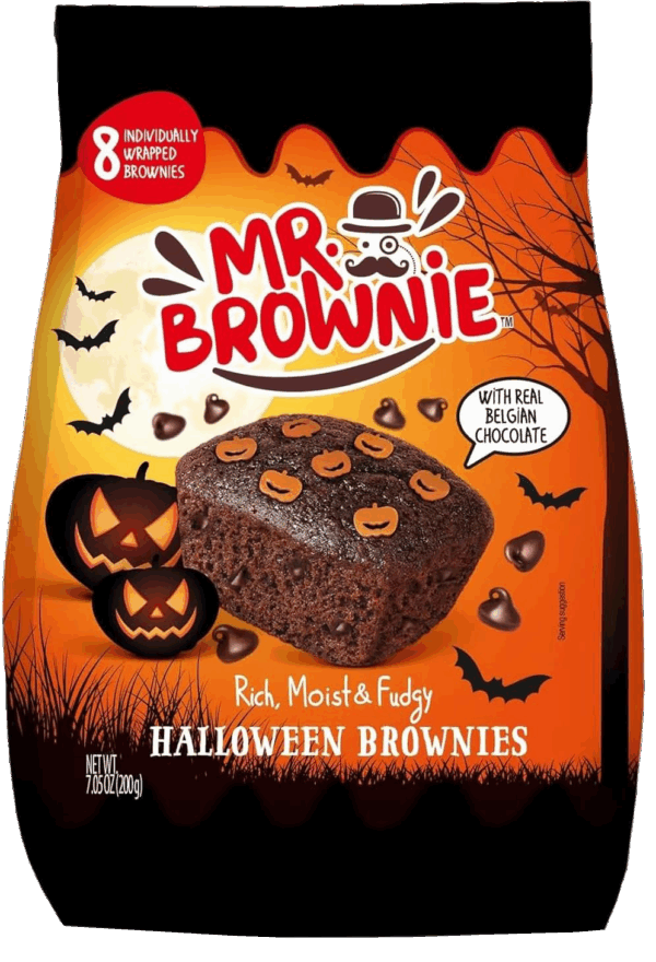 Mr. Brownie Halloween Edition Tortine al Cioccolato 200g