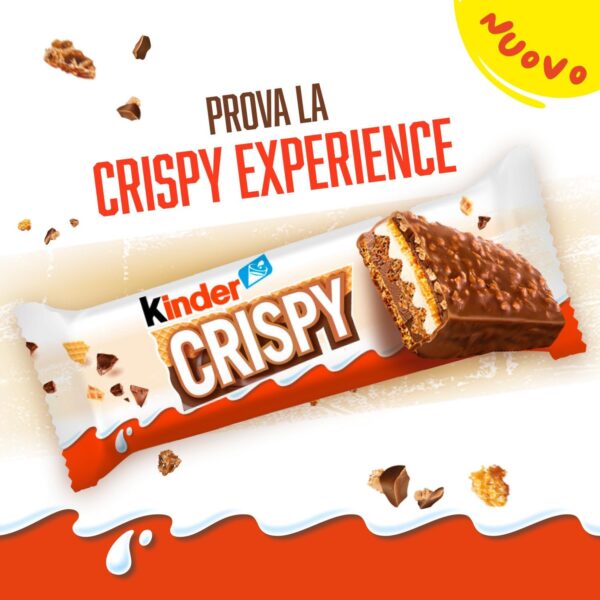 Kinder Crispy Wafer con Cioccolato al Latte Box 14x34g - immagine 4