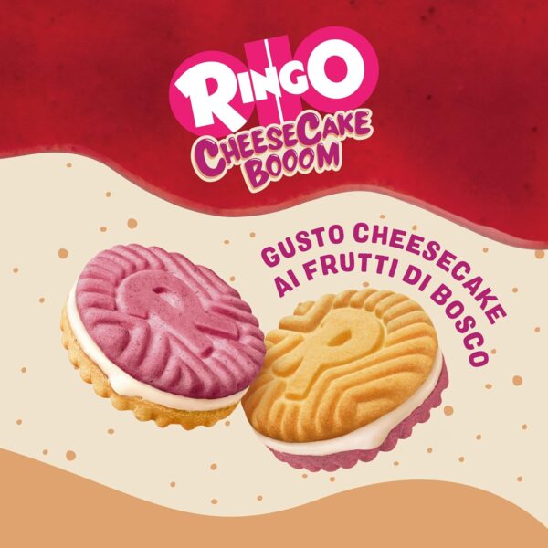 Ringo Biscotti Cheesecake Booom ai Frutti di Bosco 165g - immagine 3