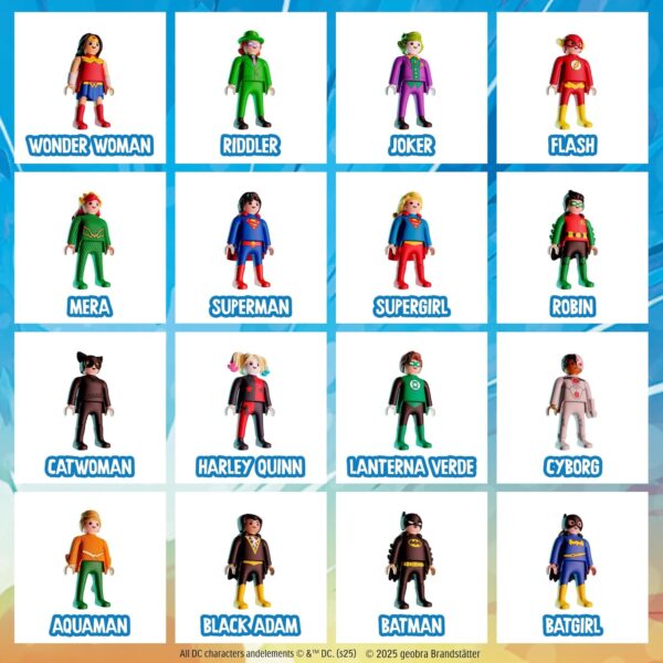 Kinder Sorpresa Dc Playmobil 3x20g