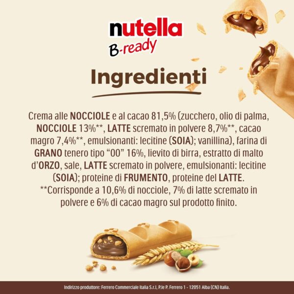 Nutella B-Ready Box 36x22g - immagine 2
