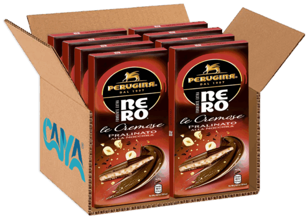 Perugina Nero Tavoletta Le Cremose al Gusto Pralinato alla Nocciola 100g - immagine 3
