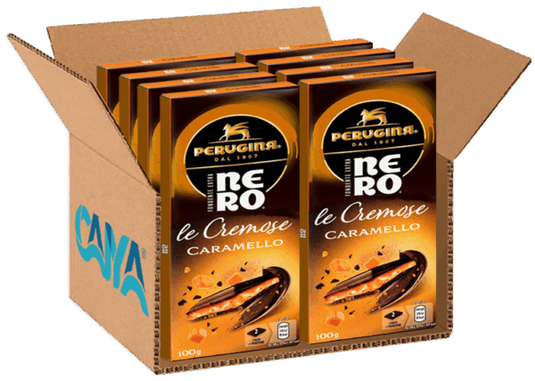 Perugina Nero Tavoletta Le Cremose al Gusto Caramello 100g - immagine 3