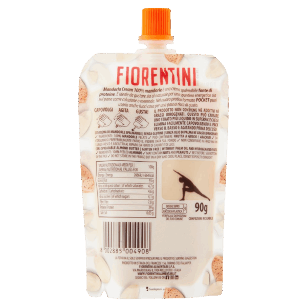 Fiorentini Mandorla Cream 100% Mandorla Pocket 90g - immagine 2
