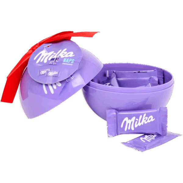 Milka Naps Palla Natalizia con Cioccolato al Latte 64g - immagine 2