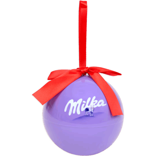 Milka Naps Palla Natalizia con Cioccolato al Latte 64g