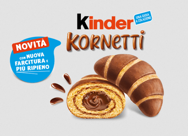 Kinder Kornetti Cornetti con Cioccolato 270g