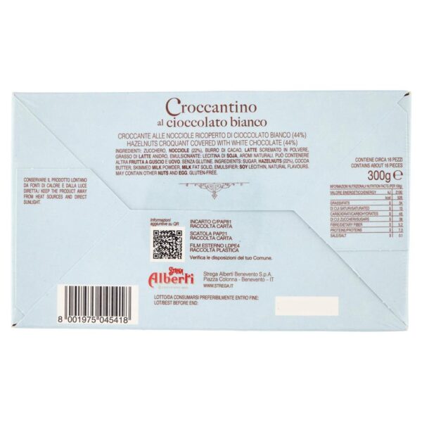 Strega Alberti Croccantini Nocciole e Cioccolato Bianco 300g - immagine 4