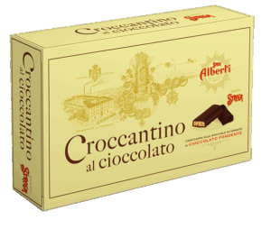Strega Alberti Croccantini gusto Strega Nocciole e Cioccolato Fondente 300g