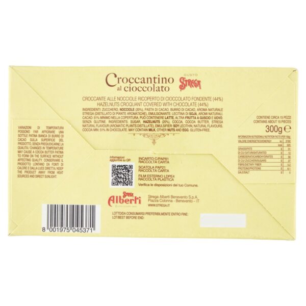 Strega Alberti Croccantini gusto Strega Nocciole e Cioccolato Fondente 300g - immagine 3