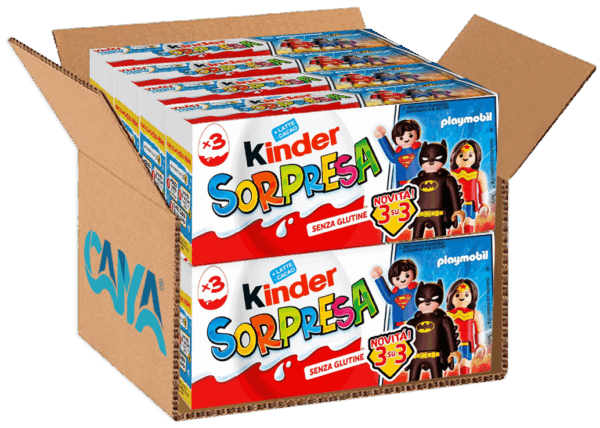 Kinder Sorpresa Dc Playmobil 3x20g box