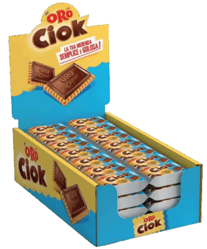 Oro Ciok Biscotto con Tavoletta Box 30x25g