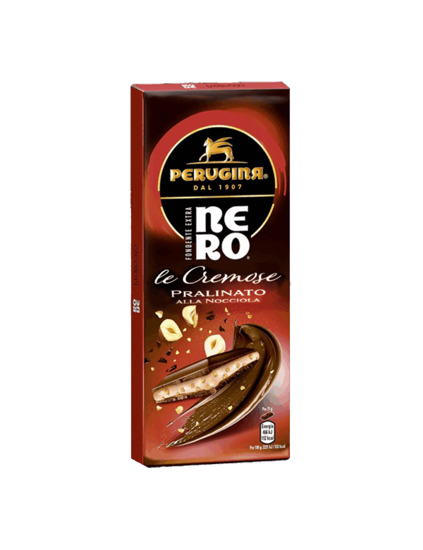 Perugina Nero Tavoletta Le Cremose al Gusto Pralinato alla Nocciola 100g