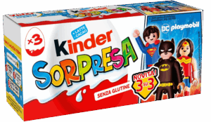 Kinder Sorpresa Dc Playmobil 3x20g