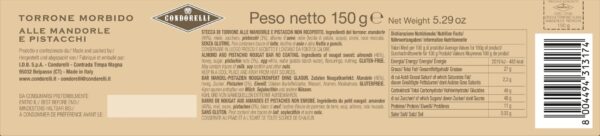 Condorelli Torrone Classico alle Mandorle e Pistacchi 150g - immagine 4