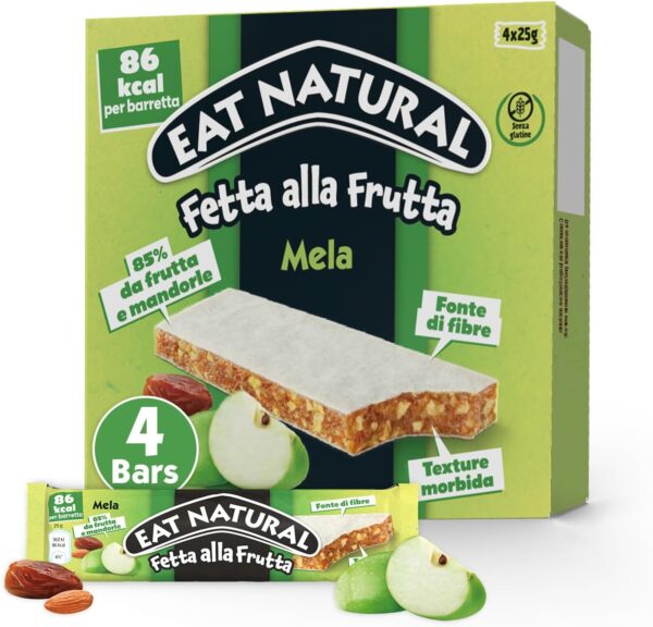 Eat Natural Fetta alla Frutta Mela 100g