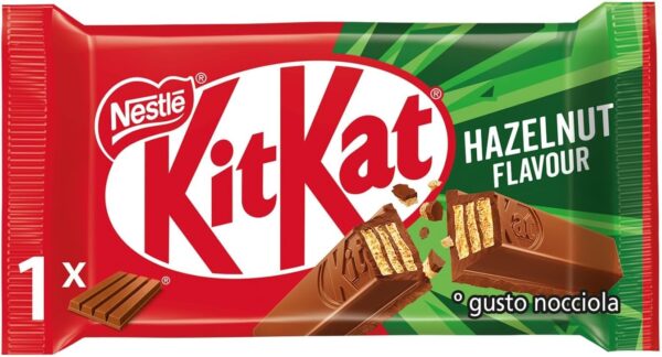 Kit Kat Hazelnut Barretta Ripiena di Cioccolato al Latte Gusto Nocciola 24x41,5g - immagine 3
