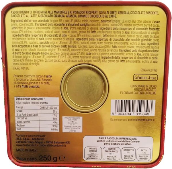 Condorelli Latta E' Sempre un Piacere con Torroncini 250g - immagine 2