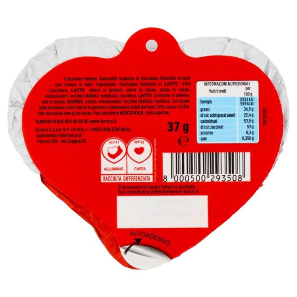 Kinder & Love 4 Cuori Specialità di Cioccolato 37g - immagine 8