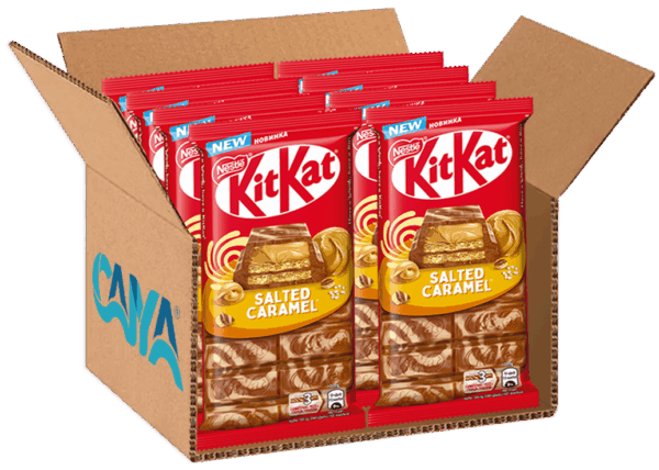 Kit Kat Tavoletta Wafer Salted Caramel al Gusto Caramello Salato 99g box