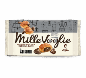 Matilde Vicenzi Mille Voglie Bocconcini di Sfoglia con Cuore Al Caffè Bialetti 100g