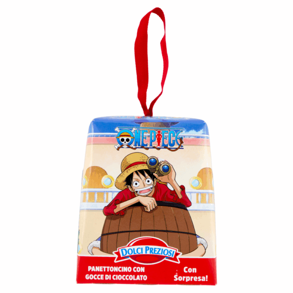 Dolci Preziosi Mini Panettone ONE PIECE con Gocce di Cioccolato 100g - immagine 2