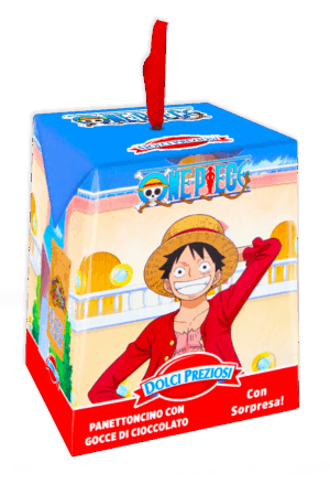 Dolci Preziosi Mini Panettone ONE PIECE con Gocce di Cioccolato 100g