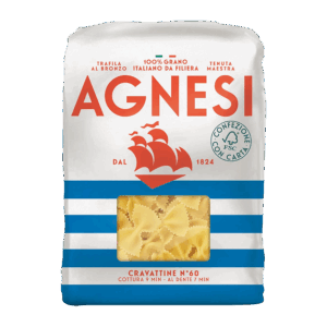 Agnesi Cravattine n°60 Pasta di Grano Duro 500g