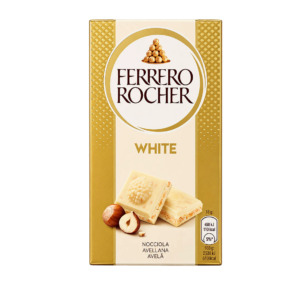 Ferrero Rocher Tavoletta Cioccolato Bianco 90g