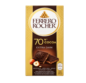 Ferrero Rocher Tavoletta Cioccolato Fondente 70% 90g