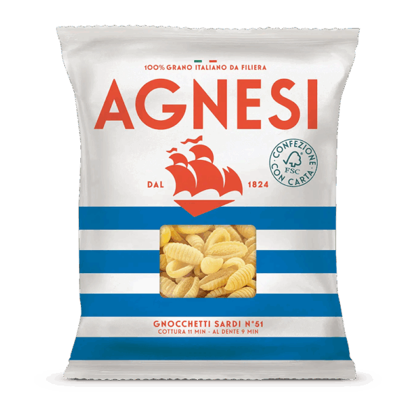 Agnesi Gnocchetti Sardi n°51 Pasta di Grano Duro 500g