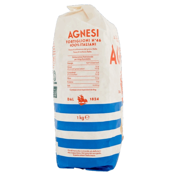 Agnesi Tortiglioni n°46 Pasta di Grano Duro 500g - immagine 3
